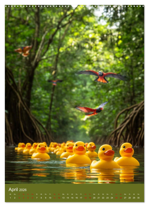 Gummienten über Bord (CALVENDO Wandkalender 2026)