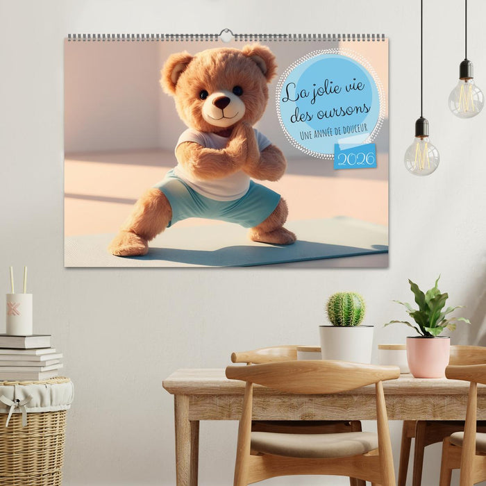 La jolie vie des oursons - Une année de douceur (CALVENDO Calendrier mensuel 2026)