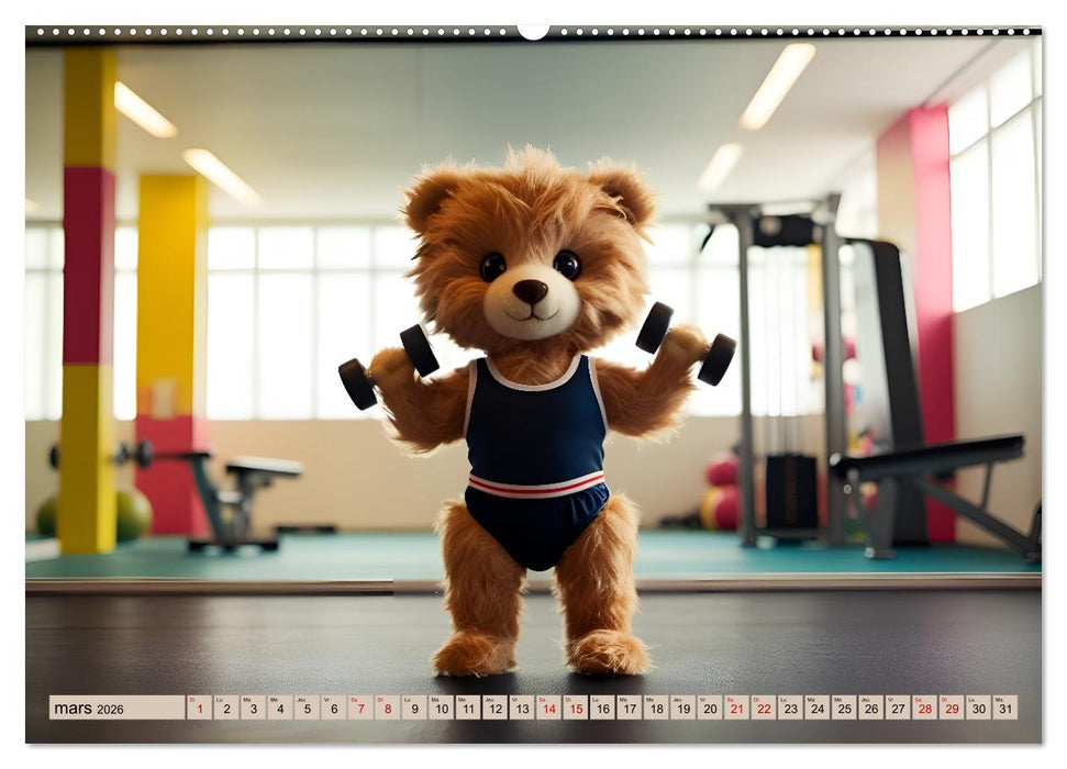 La jolie vie des oursons - Une année de douceur (CALVENDO Calendrier mensuel 2026)