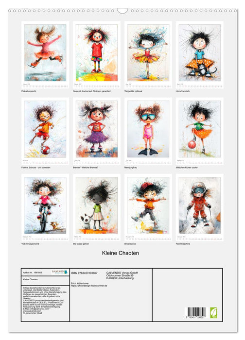 Kleine Chaoten (CALVENDO Wandkalender 2026)