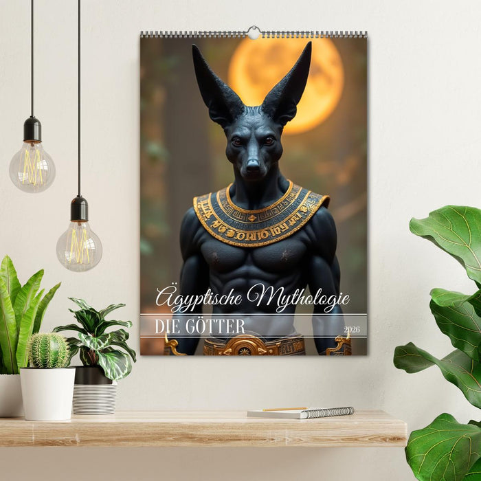 Ägyptische Mythologie - Götter, Helden und Monster (CALVENDO Wandkalender 2026)