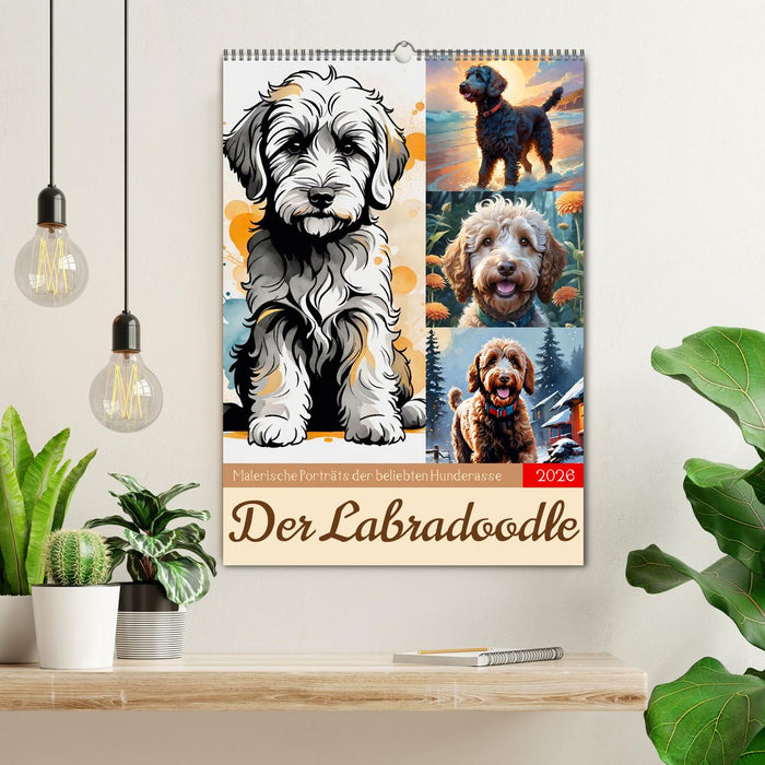 Der Labradoodle (CALVENDO Wandkalender 2026)