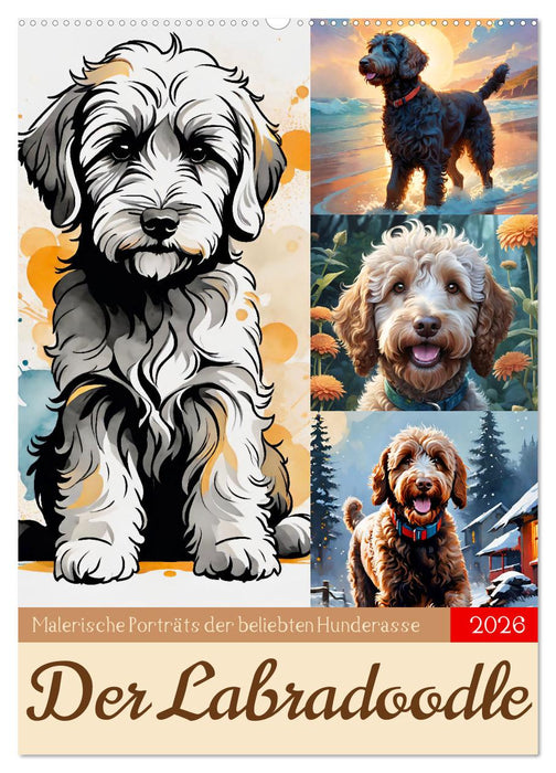 Der Labradoodle (CALVENDO Wandkalender 2026)