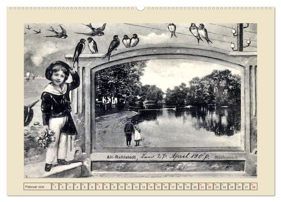 Gruß aus Alt-Rahlstedt (CALVENDO Premium Wandkalender 2026)