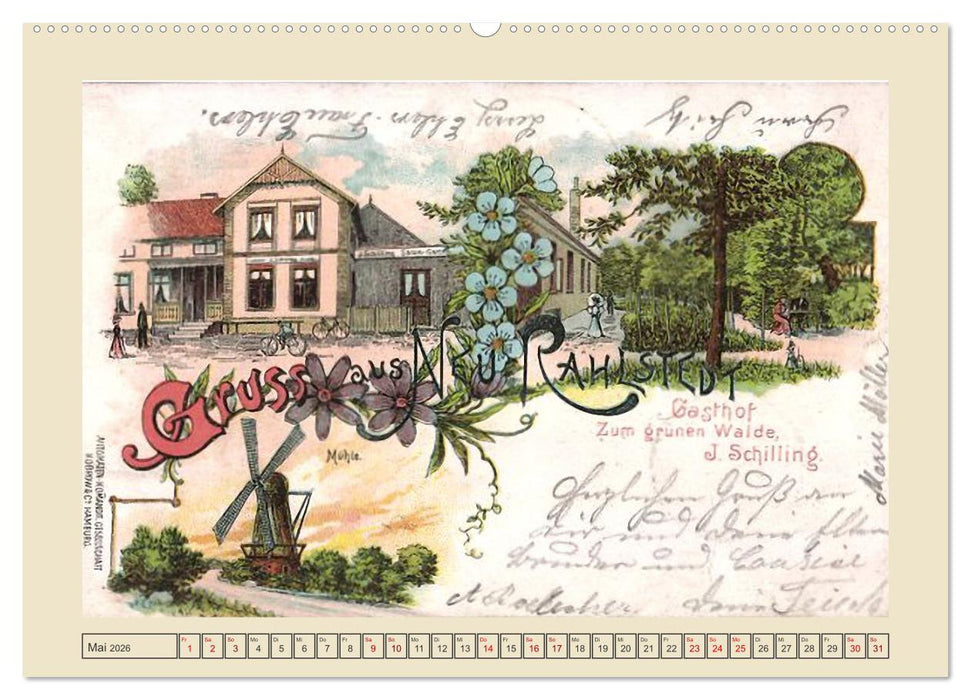 Gruß aus Alt-Rahlstedt (CALVENDO Premium Wandkalender 2026)
