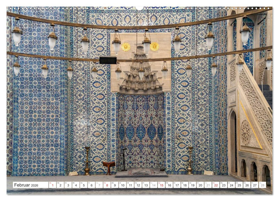 Istanbul - Faszination Moschee (CALVENDO Wandkalender 2026)