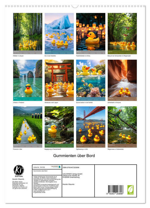 Gummienten über Bord (CALVENDO Premium Wandkalender 2026)