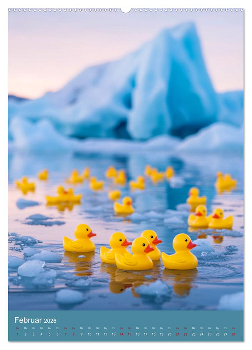 Gummienten über Bord (CALVENDO Premium Wandkalender 2026)