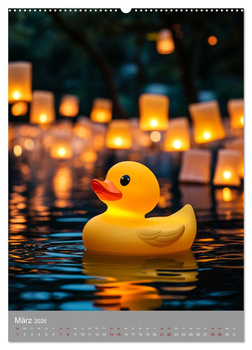 Gummienten über Bord (CALVENDO Premium Wandkalender 2026)