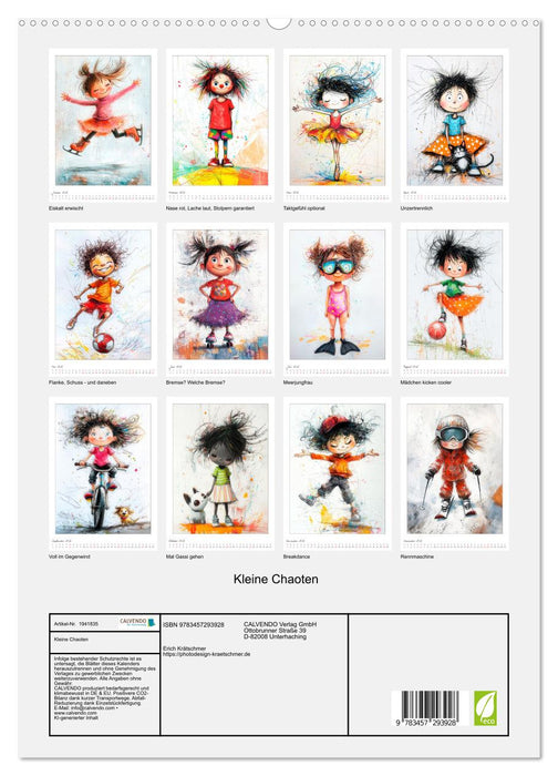 Kleine Chaoten (CALVENDO Premium Wandkalender 2026)