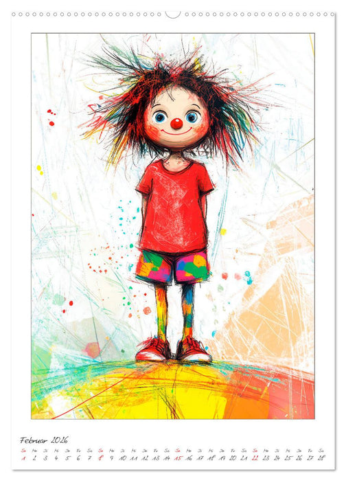Kleine Chaoten (CALVENDO Premium Wandkalender 2026)
