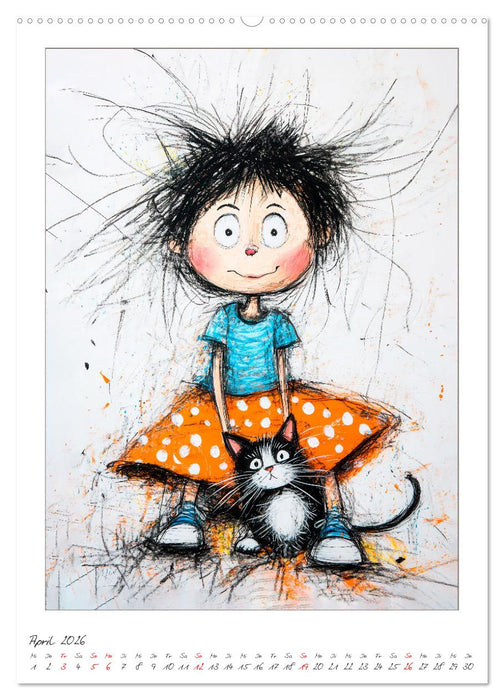 Kleine Chaoten (CALVENDO Premium Wandkalender 2026)