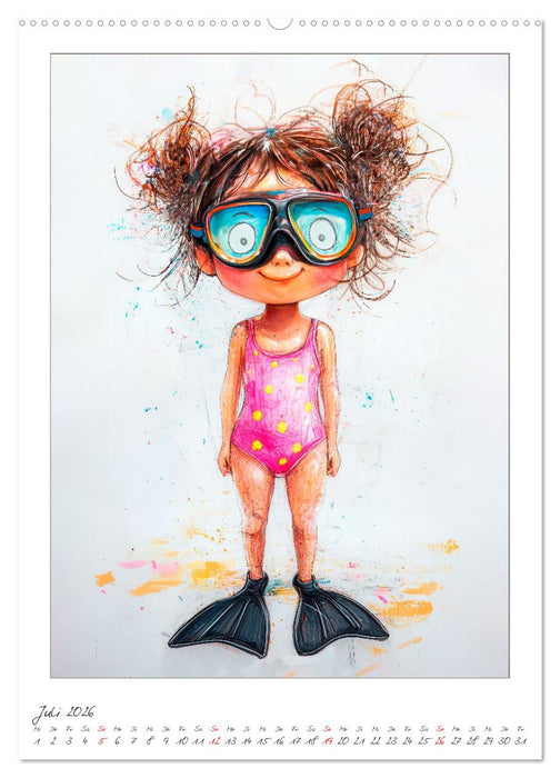 Kleine Chaoten (CALVENDO Premium Wandkalender 2026)