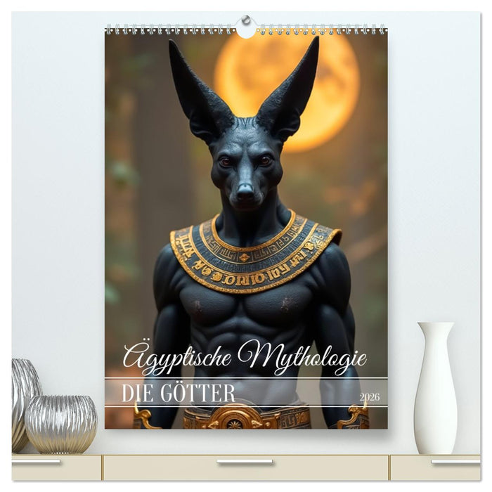 Ägyptische Mythologie - Götter, Helden und Monster (CALVENDO Premium Wandkalender 2026)