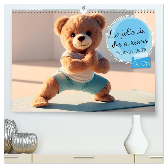 La jolie vie des oursons - Une année de douceur (CALVENDO Calendrier supérieur 2026)