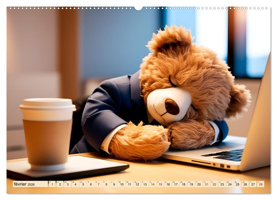 La jolie vie des oursons - Une année de douceur (CALVENDO Calendrier supérieur 2026)