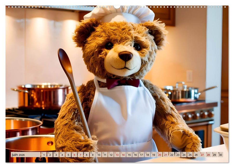La jolie vie des oursons - Une année de douceur (CALVENDO Calendrier supérieur 2026)