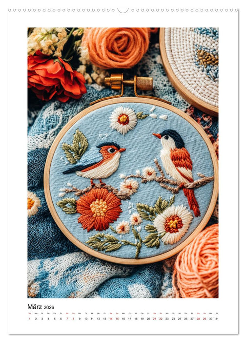 Ich sticke, also bin ich (CALVENDO Wandkalender 2026)