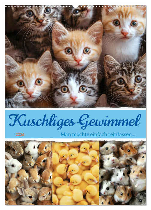 Kuschliges Gewimmel (CALVENDO Wandkalender 2026)