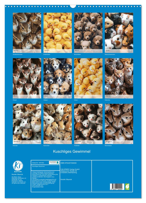Kuschliges Gewimmel (CALVENDO Wandkalender 2026)