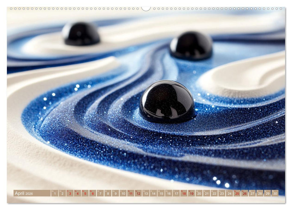 Farbenfrohe Wege zur Stille des Zen (CALVENDO Wandkalender 2026)