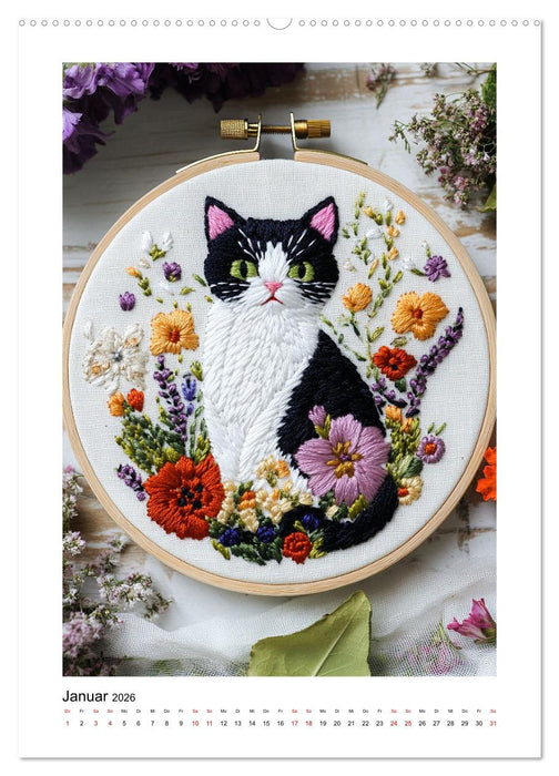 Ich sticke, also bin ich (CALVENDO Premium Wandkalender 2026)