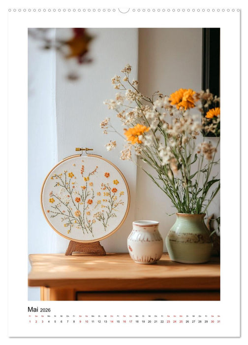 Ich sticke, also bin ich (CALVENDO Premium Wandkalender 2026)