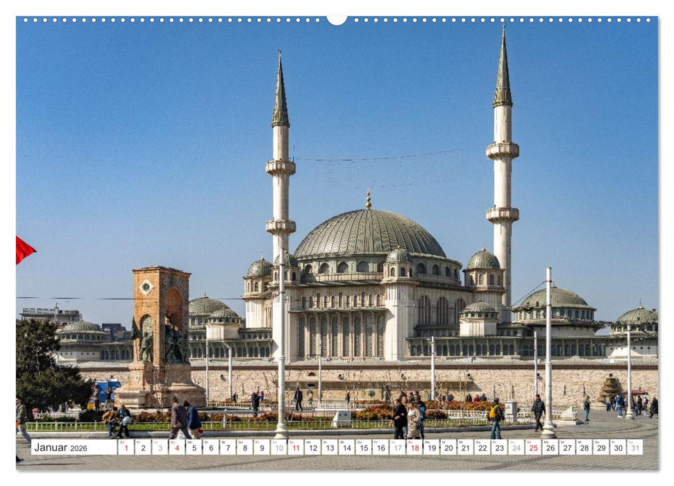 Istanbul - Faszination Moschee (CALVENDO Premium Wandkalender 2026)