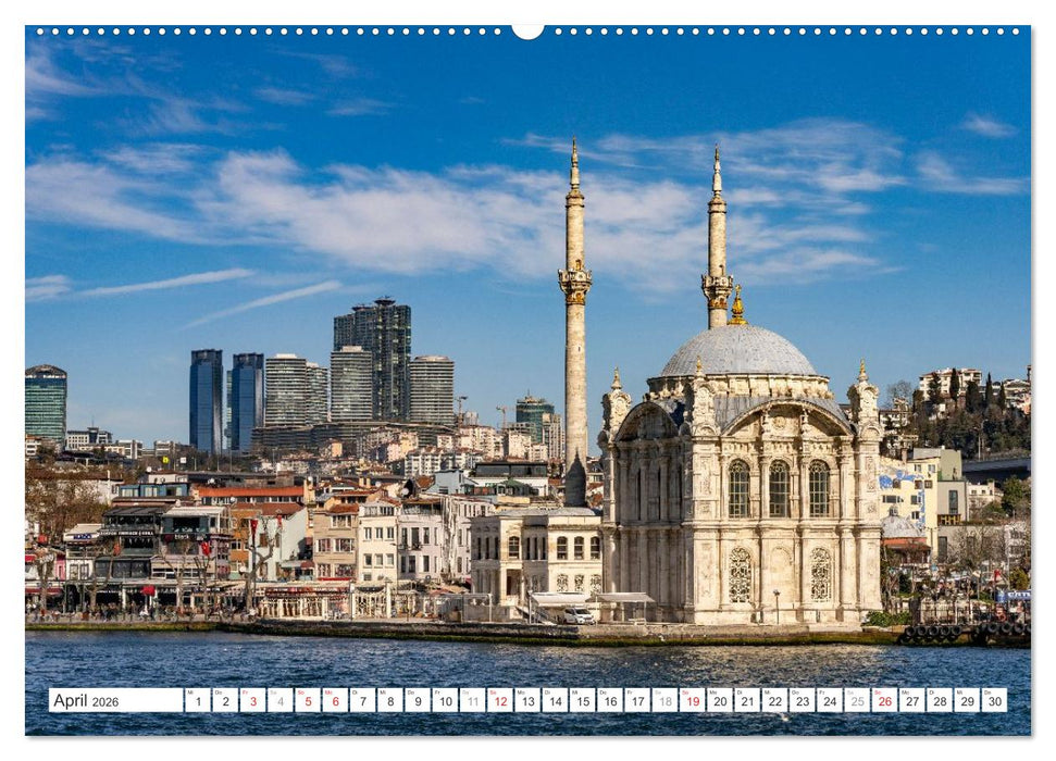 Istanbul - Faszination Moschee (CALVENDO Premium Wandkalender 2026)