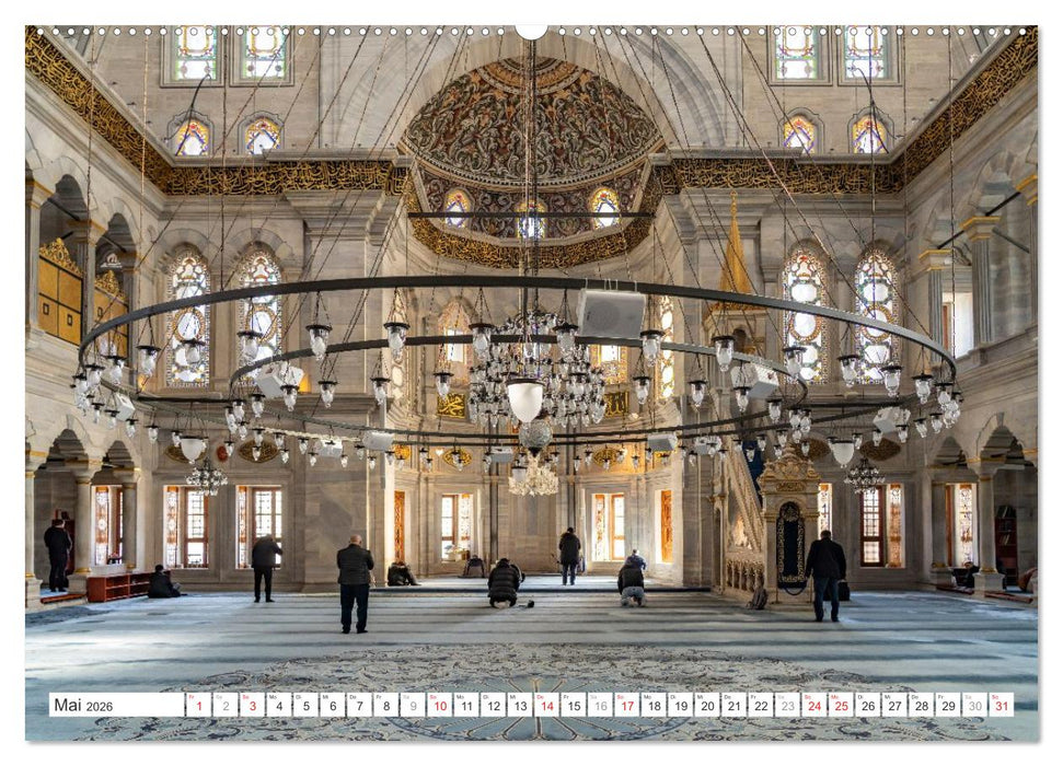 Istanbul - Faszination Moschee (CALVENDO Premium Wandkalender 2026)