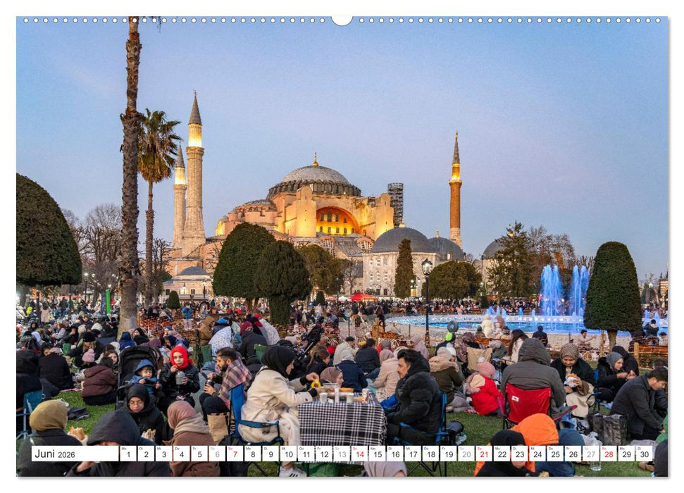 Istanbul - Faszination Moschee (CALVENDO Premium Wandkalender 2026)