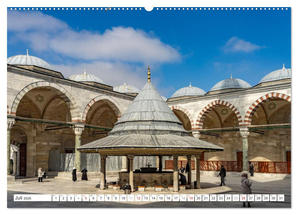 Istanbul - Faszination Moschee (CALVENDO Premium Wandkalender 2026)