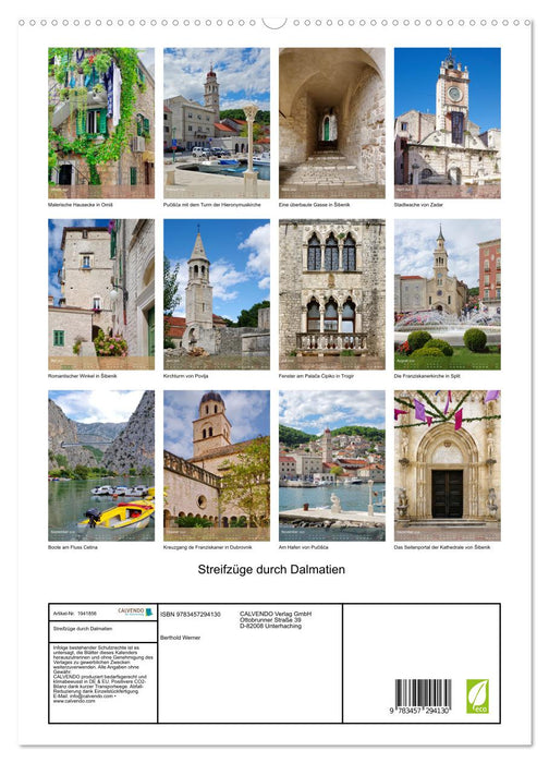 Streifzüge durch Dalmatien (CALVENDO Premium Wandkalender 2026)