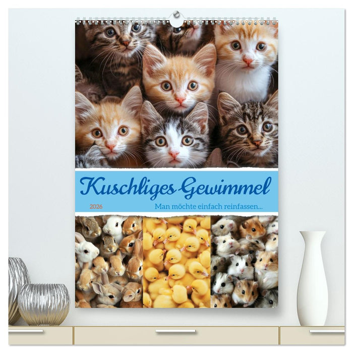 Kuschliges Gewimmel (CALVENDO Premium Wandkalender 2026)