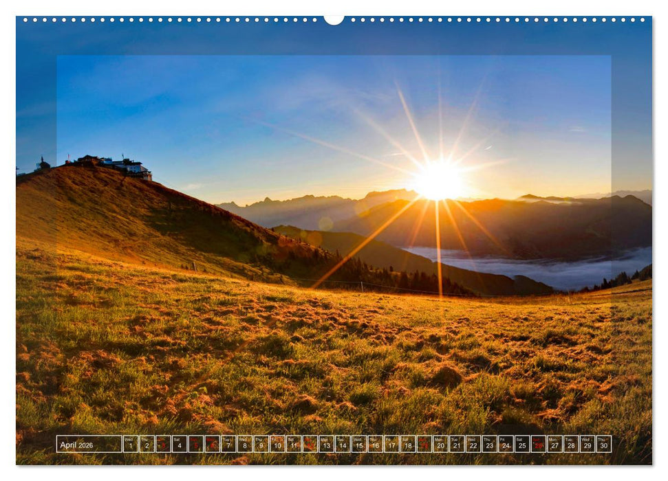 When the sun rises and sets (CALVENDO Premium-Calendar 2026)