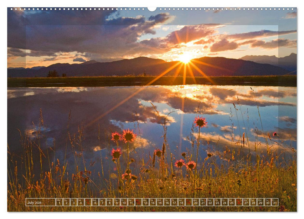 When the sun rises and sets (CALVENDO Premium-Calendar 2026)