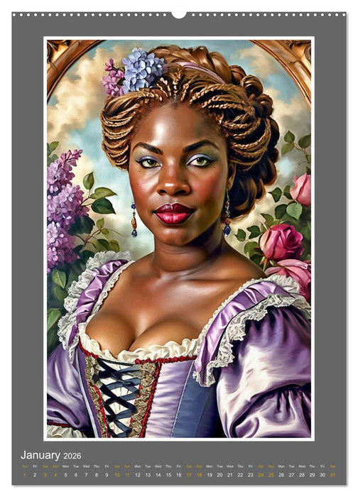 Ladies, Lace and Flowers (CALVENDO Premium-Calendar 2026)