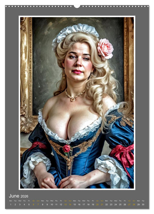 Ladies, Lace and Flowers (CALVENDO Premium-Calendar 2026)