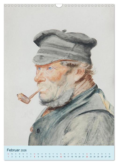 Die Fischer von Skagen (CALVENDO Wandkalender 2026)