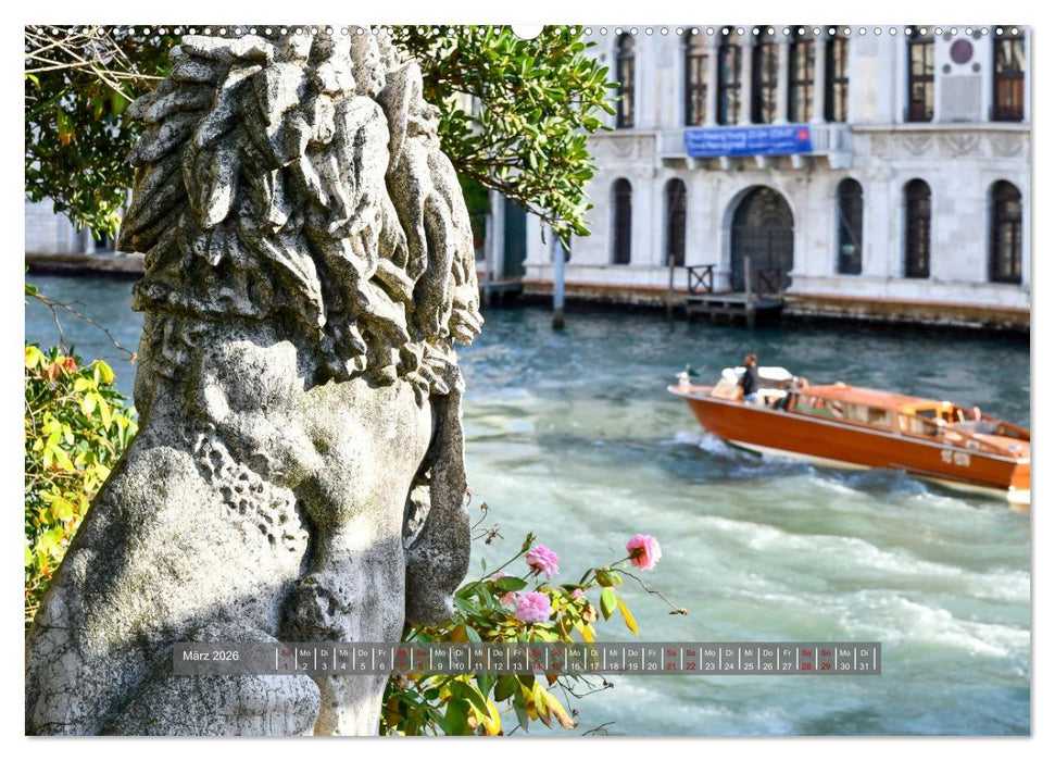 Sehnsuchtsort Venedig 2026 (CALVENDO Wandkalender 2026)