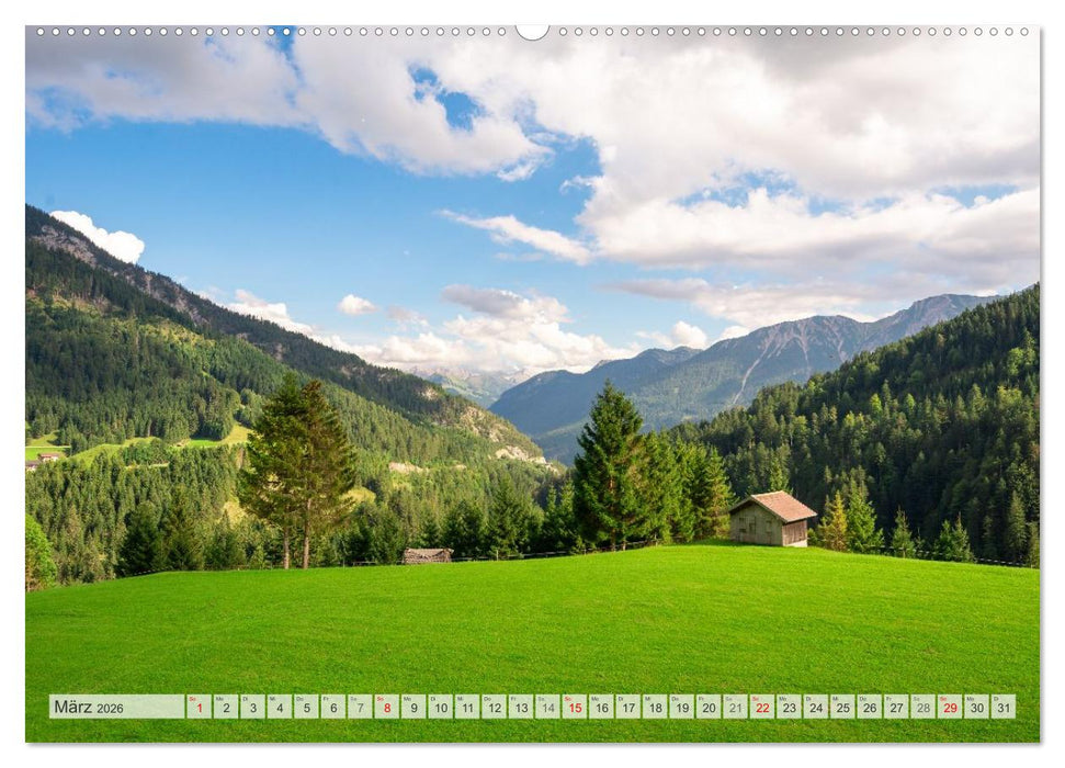 Urlaub im Tannheimer Tal (CALVENDO Premium Wandkalender 2026)