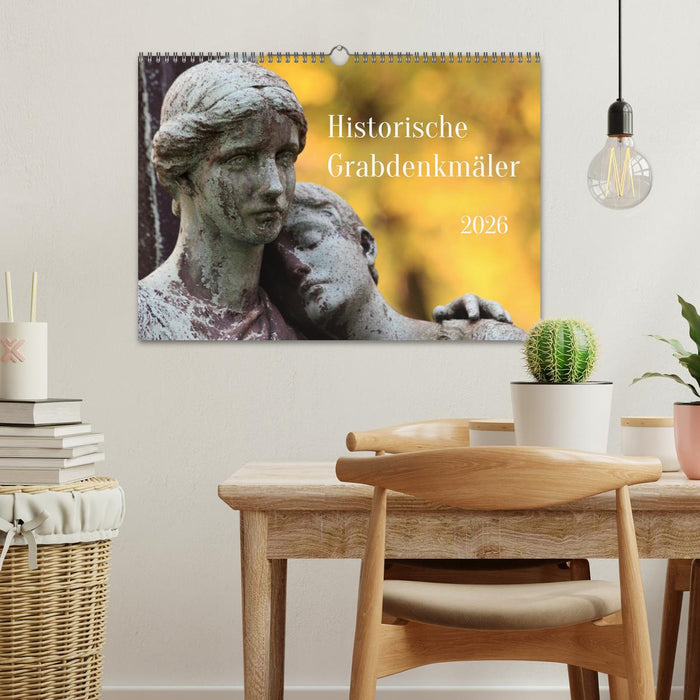 Alte Grabdenkmäler (CALVENDO Wandkalender 2026)