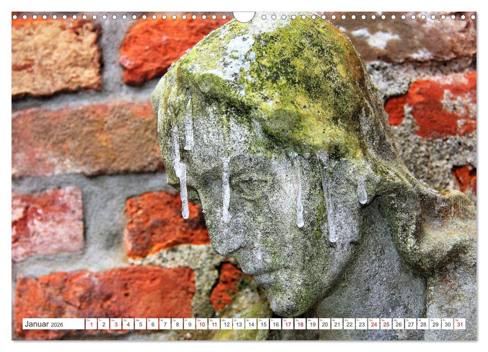 Alte Grabdenkmäler (CALVENDO Wandkalender 2026)