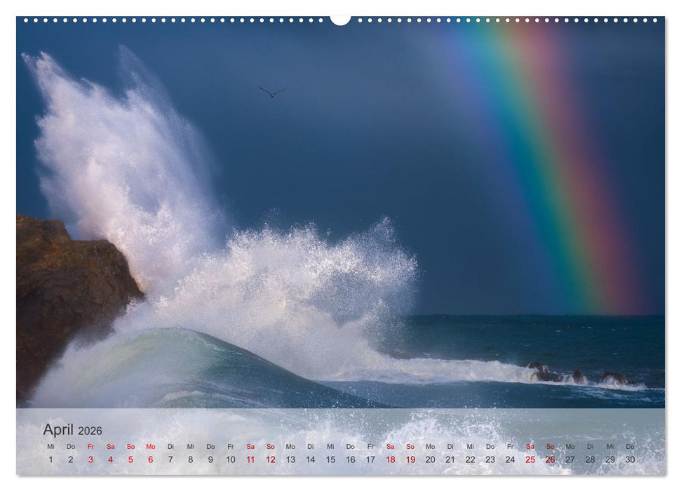 Wellen Konzert (CALVENDO Premium Wandkalender 2026)