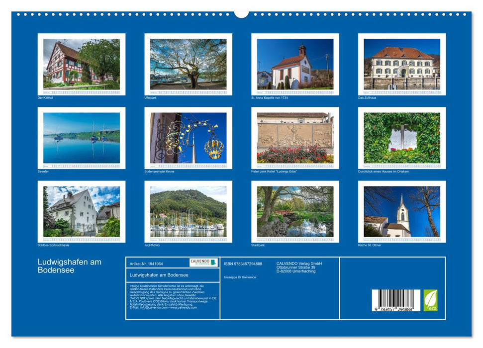 Ludwigshafen am Bodensee (CALVENDO Premium Wandkalender 2026)