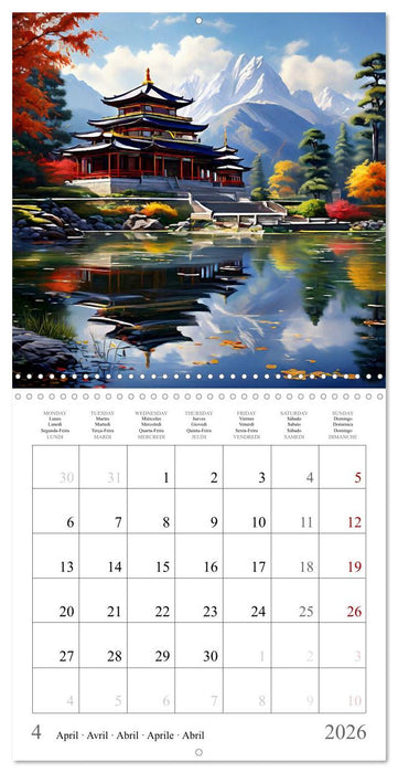 China - Magical Landscapes (CALVENDO Monthly Calendar 2026)