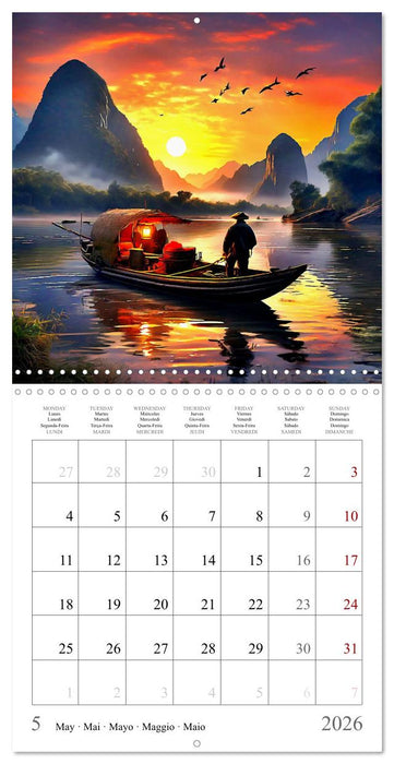 China - Magical Landscapes (CALVENDO Monthly Calendar 2026)