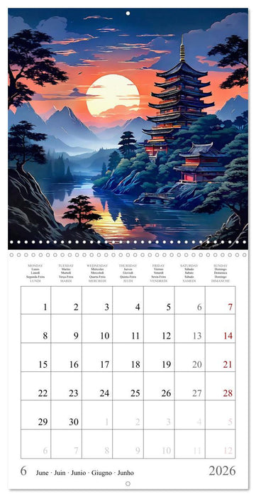 China - Magical Landscapes (CALVENDO Monthly Calendar 2026)