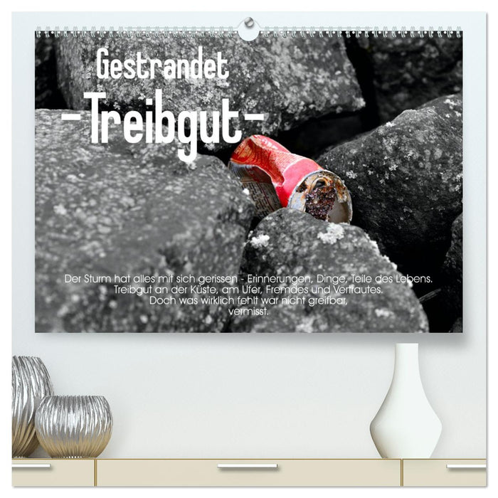 Gestrandet -Treibgut- (CALVENDO Premium Wandkalender 2026)