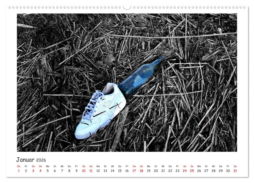 Gestrandet -Treibgut- (CALVENDO Premium Wandkalender 2026)